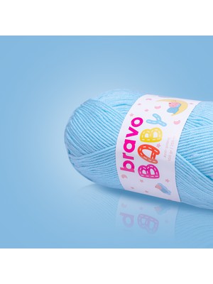 Baby Tüylenmez ( Anti Pilling ) Bebek Yünü 100 gr 250 Metre (Renk Kodu: 705) Bebe Mavi