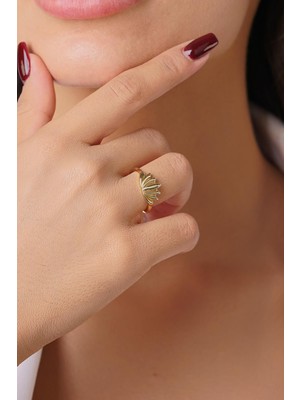 Fiyonk Kuyumculuk 14 Ayar Altın Lotus Çiçeği Yüzük