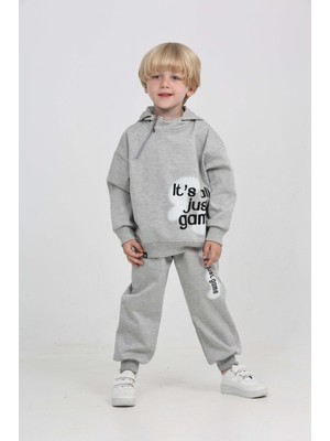 Toontoy Erkek Çocuk Yaka Fermuarlı Eşofman Takım