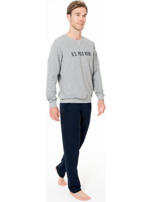 Erkek 2 Iplik Kışlık Uzunkol Ev Giyim Pijama Takım