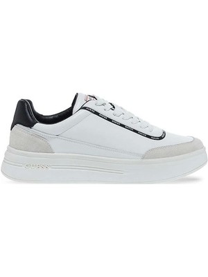 Guess Winno Erkek Beyaz Deri Sneaker FMTWI3ELE12-WHITE