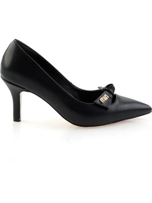 Siyah  Kadın Klasik Topuklu Ayakkabı K01231463709