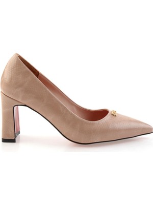 Nude  Kadın Klasik Topuklu Ayakkabı K01231461807