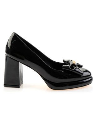 Siyah  Kadın Klasik Topuklu Ayakkabı K01231455498