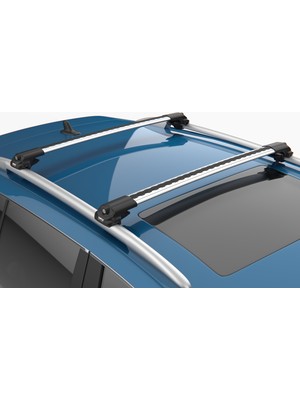 Turtle Can Carry Air-1 Bmw 5 Serisi Touring (E39) Estate 1996->2003 Portbagaj Ara Atkı Seti, Gri