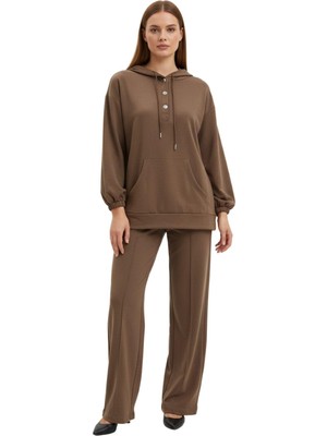 Rays Vizon Cepli Kapüşonlu Tunik Pantolon Takımı 8105A
