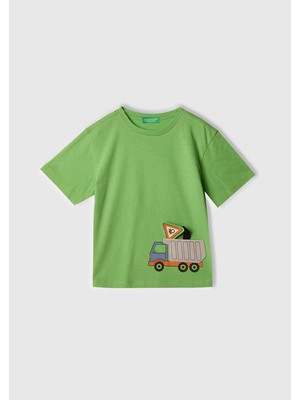 United Colors Of Benetton Erkek Çocuk Tshirt 1/6 Yaş 10J6