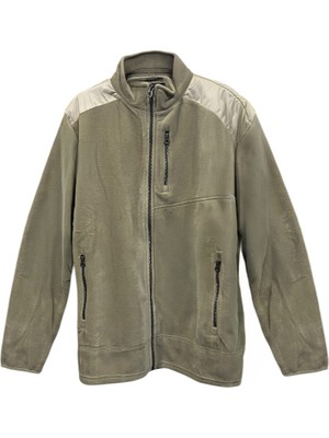 Cazador Caz Dik Yaka Bej Erkek Sweatshirt