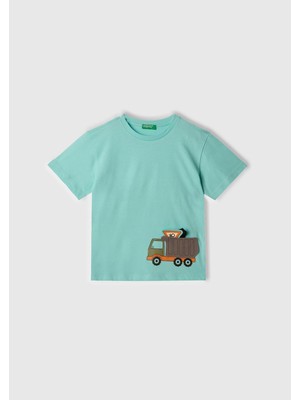United Colors Of Benetton Erkek Çocuk Tshirt 1/6 Yaş 10J6