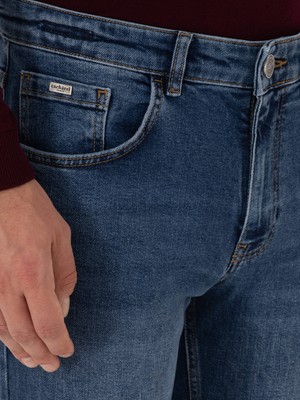 Cacharel Erkek Açık Mavi Slim Fit Pamuk Karışımlı Jean Pantolon 50313998-VR036