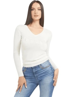 Guess Saylor Kadın Beyaz Triko W5BR41Z2NQ2-G012