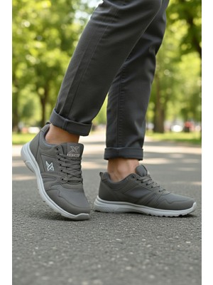 Füme Hafif Esnek Erkek Spor Ayakkabı Xstep 020-CILT Büyük Numara M