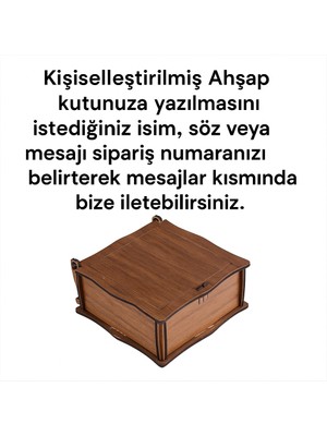 Kişiselleştirilmiş Ahşap Kutulu Dumanlı Kuvars Doğal Taş Bileklik Unisex Erkek Kadın Hediyelik Doğaltaş Bileklik