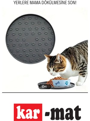 Mama Kabı Altlığı, Beslenme Pedi, Beslenme Paspası, Kedi Köpek Mama Kabı Paspası