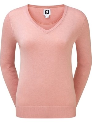 Footjoy Yün Karışımlı Kadın Golf Kazak 96054 Pembe