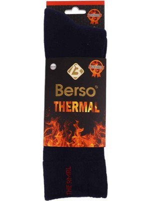 Erkek Mavi Termal Çorap