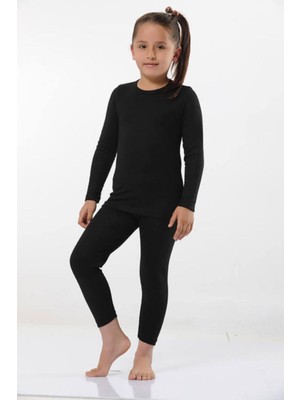 Cocuk Siyah Termal Içlik Takım