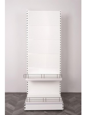 Delikli Panel Raflı Stand