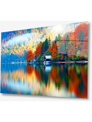 Doğa Manzara Cam Tablo 4mm Dayanıklı Temperli Cam