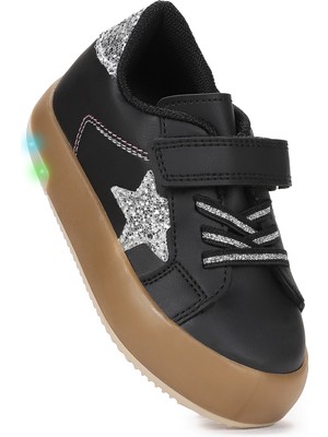  Rena Günlük Cırtlı Işıklı Kız Bebek Spor Ayakkabı