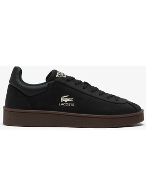 Lacoste Baseshot Premium Erkek Siyah Sneaker 750SMA0032T Aa1