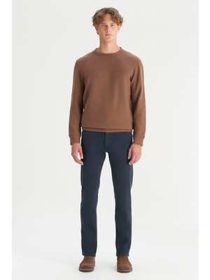 Greensboro Straight Fit Düz Kesim Düşük Bel Pamuklu Esnek Mavi Jean Denim Pantolon