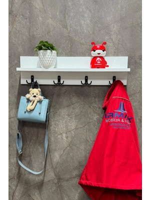 Irmak Mobilya Duvar Askılığı Hol Koridor Mutfak Banyo, Havlu, Elbise Askılık