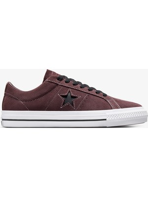Converse One Star Pro Unisex Kahverengi Süet Sneaker