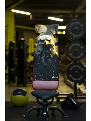 Pamuklu Yeni Nesil Fitness Spor Havlusu - Dijital Baskılı - Hızlı Kuruyan Mikrofiber | Kartal