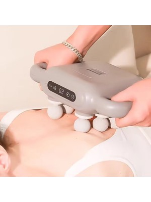 Kenpazar 8 Başlıklı Şarjlı Isıtmalı Masaj Aleti M-58