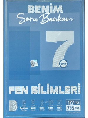 Benim Hocam Yayınları Benim Hocam 7. Sınıf Fen Bilimleri Soru Bankam Benim Hocam Yayınl