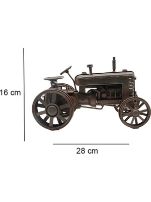 Kenpazar Dekoratif Metal Traktör
