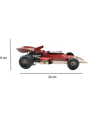 Kenpazar Dekoratif Metal Yarış Arabası