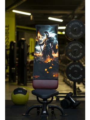 Pamuklu Yeni Nesil Fitness Spor Havlusu - Dijital Baskılı - Hızlı Kuruyan Mikrofiber | Sparta