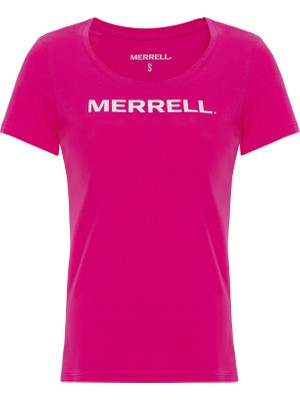Merrell Logo Kadın Pembe Tişört