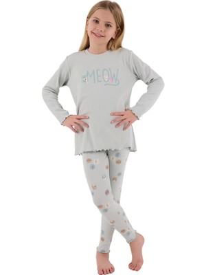 Rolypoly RP3700-2 Kız Çocuk Kışlık Ikili Pijama Takım