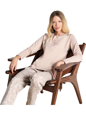 Over Sleep 3123 Kadın Büyük Beden Pijama Takımı