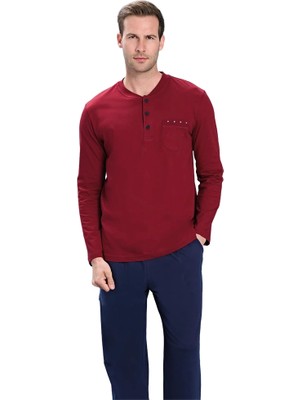 Over Sleep 2105 Erkek Büyük Beden Pijama Takım