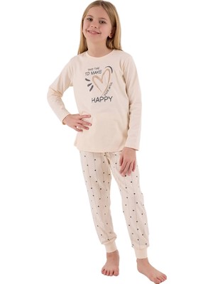 Arnetta AR3434-G Anne Kız Kışlık Ikili Pijama Takım (Kız)