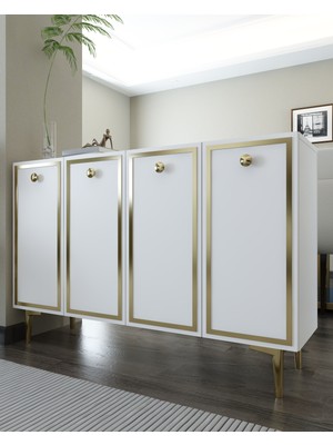 8161KM-1DD Konsol,kahve Köşesi,ayakkabılık,ofis Evrak Dolabı,mutfak Kiler Dolabı,tv Ünitesi-Ba