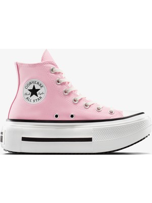 Converse Chuck Taylor All Star Lift Double Stack Unisex Pembe Sneaker