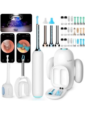 Bebırd Home 30S Famıly Edıtıon 10MP Kamera 3.5mm Lens Şarjlı Wıfı Görüntülü Kulak Temizleme Seti