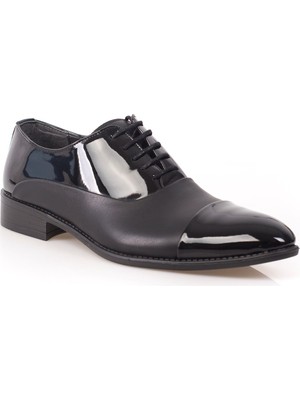 Depderi Erkek Klasik Rugan Ayakkabı Hazır Tabanlı Şık Tasarım Kısa Topuklu