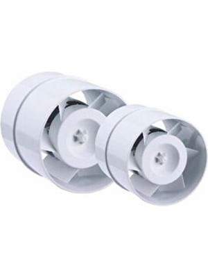 Güçtay GPK15 150LIK Kanal Tipi Banyo Tuvalet Havalandırma Fanı 300M3 Beyaz Renk ile Etkili Hava Akışı