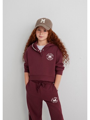 Mavi Mavi Jeans Baskılı Bordo Sweatshirt 7S10122-70393