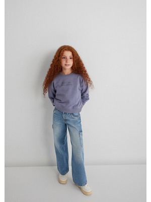 Mavi Mavi Jns Baskılı Mor Sweatshirt 7S10146-88095