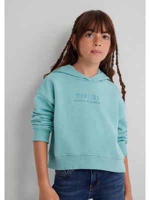 Mavi Mavi Baskılı Yeşil Sweatshirt 7S10145-71748