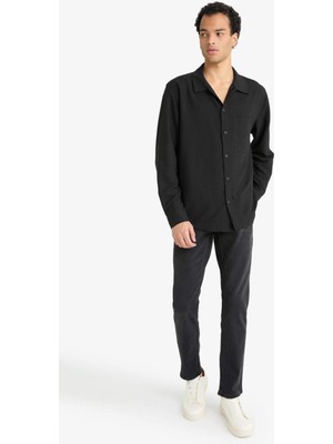 DeFacto %100 Pamuk Straight Fit Düz Paça Jean Pantolon G1290AX25AU