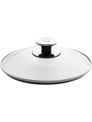 Fissler Cam Kapak 22 cm Yüksek Kaliteli Isıya Dayanıklı Cam Malzeme ile