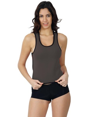 Kahve Mı 9157 Terlemeyi Sağlayan Kısa Atlet